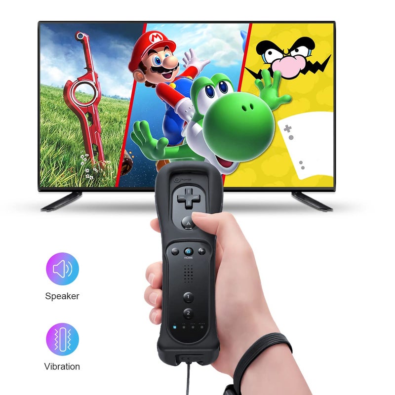 Bameca Store جهاز تحكم لوحدة Wii حزمة 2، جهاز تحكم عن بعد لوحدة Wii وWii U - Image 4